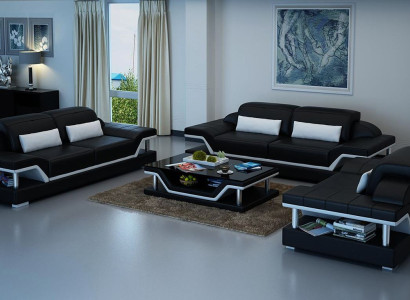 Sofa set Complete Set Living room Sets 3+1+1 Seater Sofa Upholstery